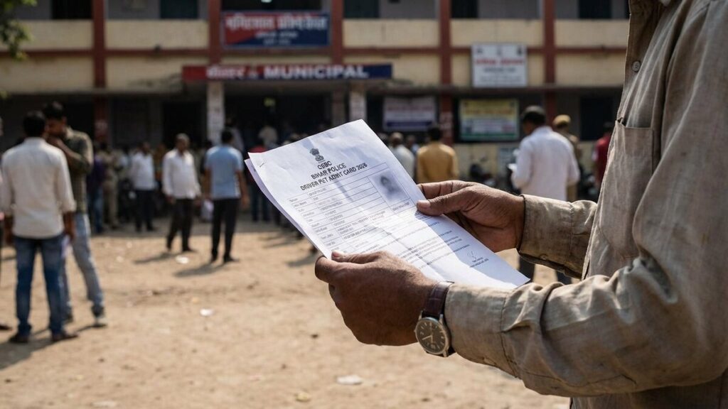 CSBC Bihar Police Driver PET Admit Card 2026