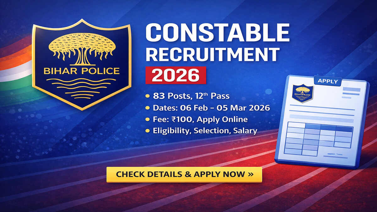 Bihar Police CSBC Constable Recruitment 2026