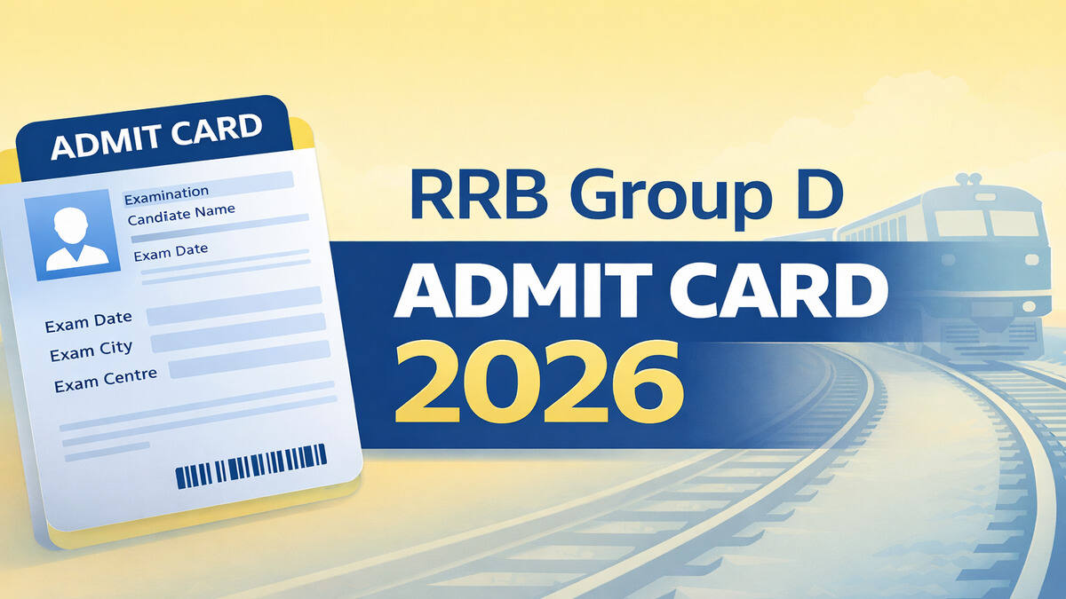 RRB Group D Admit Card 2026