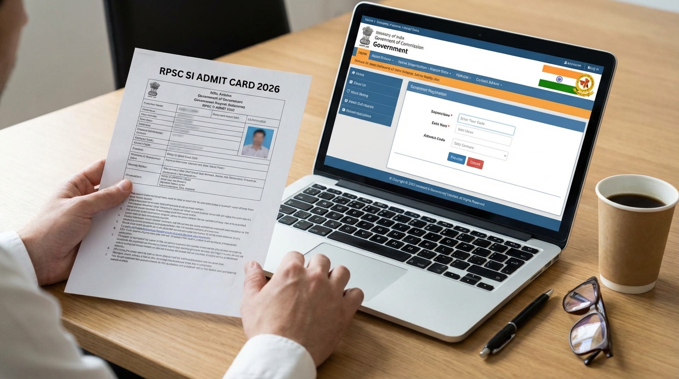 RPSC SI Admit Card 2026