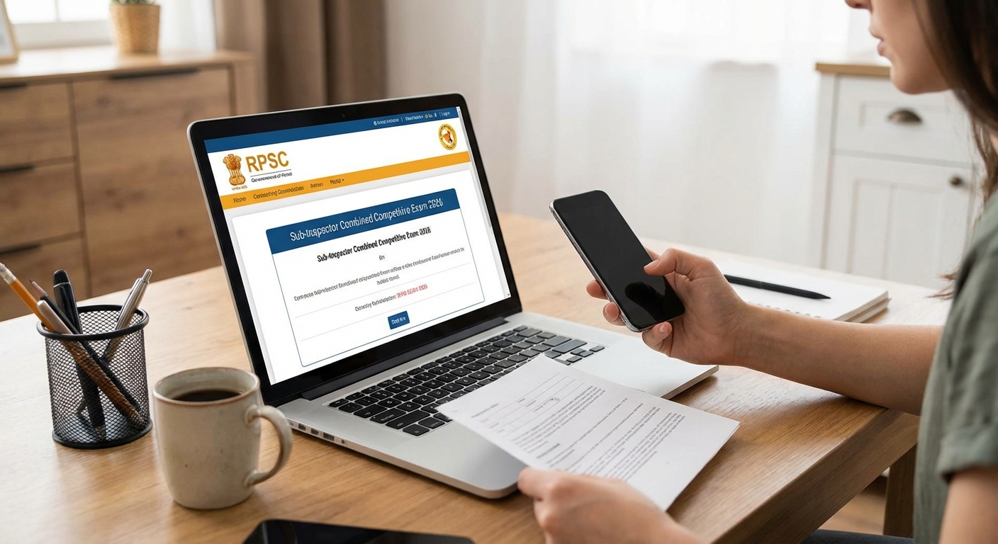 RPSC SI Admit Card 2026